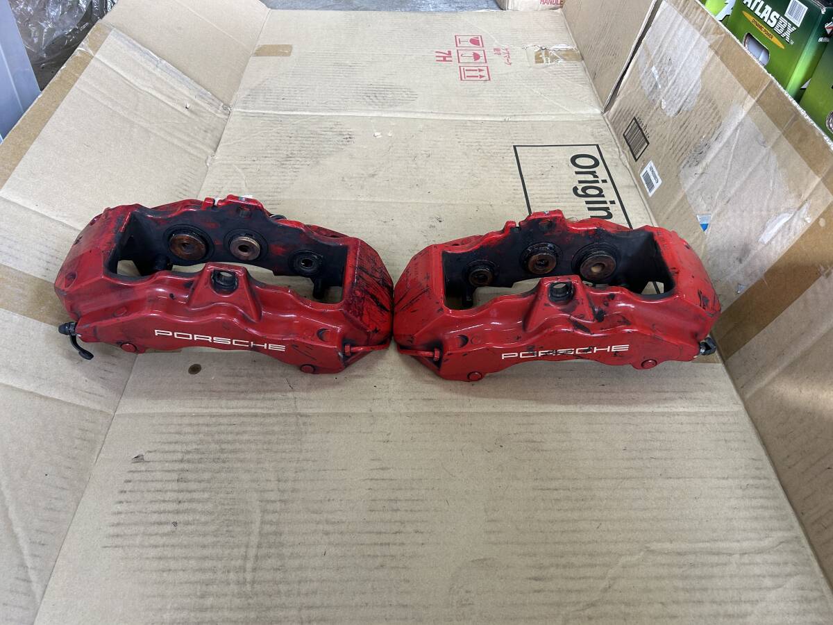 PORSCHE ポルシェ 純正 brembo 996 GT3 フロント 6POT 左右 996 351 432 996 351 431 希少品拍卖
