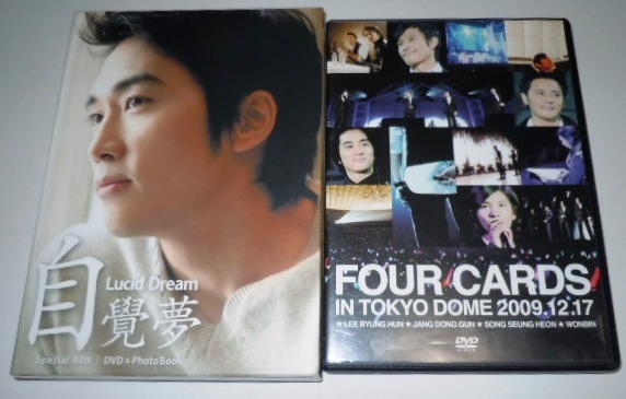【DVD】ソン・スンホン 2枚セット / 自覺夢 Lucid Dream / FOUR CARDS IN TOKYO DOME拍卖