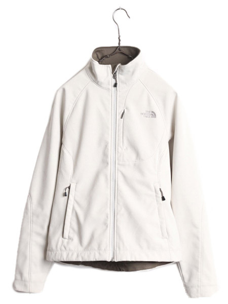 US企画 ノースフェイス APEX ソフトシェル ジャケット レディース S / 古着 The North Face アウトドア 裏 フリース ブルゾン フルジップ拍卖