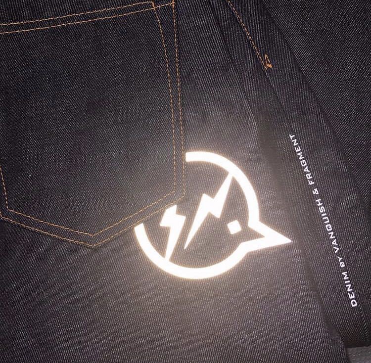 新品未使VFP2055 w34用日本製Made in Japan【DENIM BY VANQUISH & FRAGMENT Rigid Regular Straight Denim Pants】リフレクターメンズ紳士拍卖