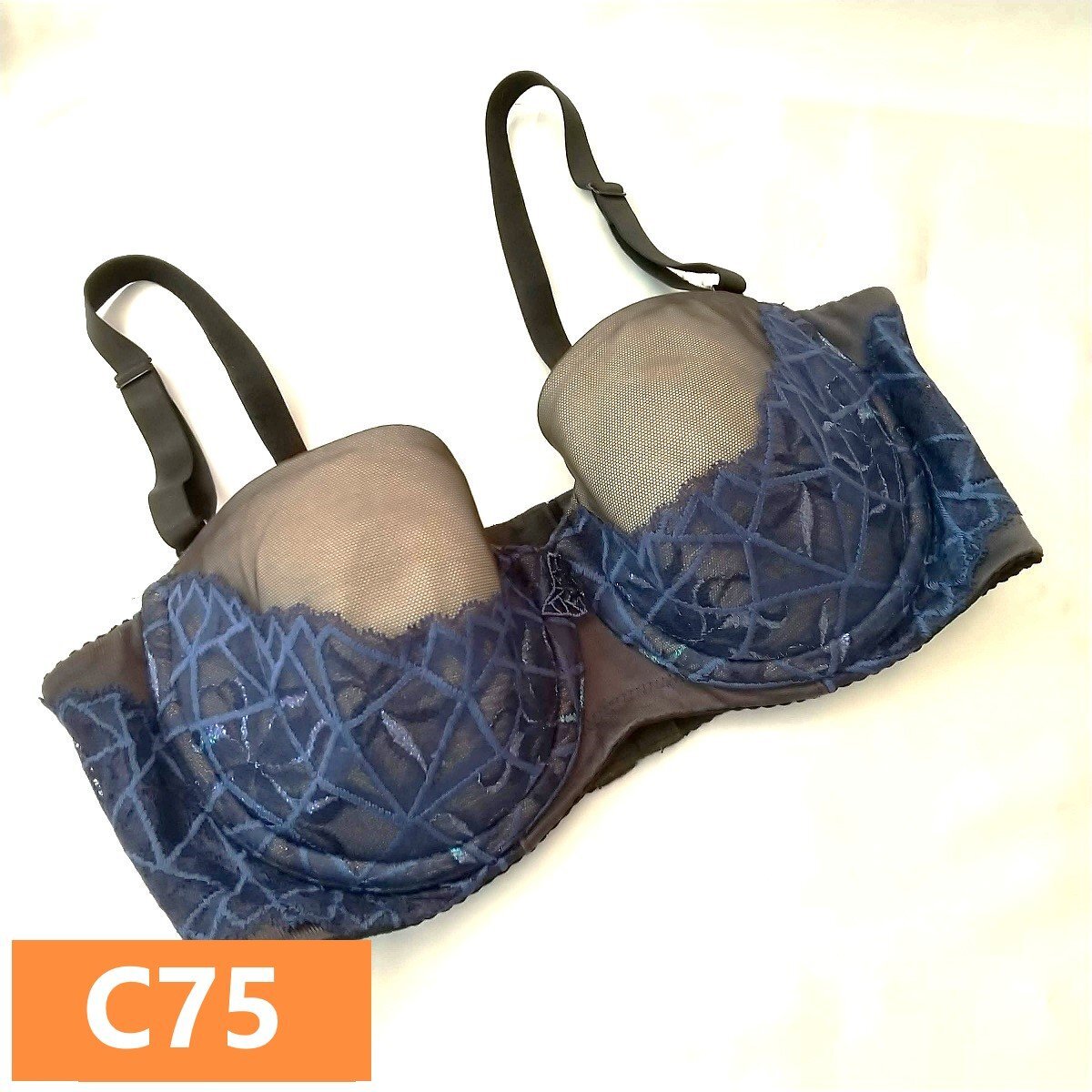 マルコ ブラジャーC75 カーヴィシャス カレスブラック 2/3カップブラ 新品 未使用【ポスト投函便無料】黒 補正 補整 M1385拍卖