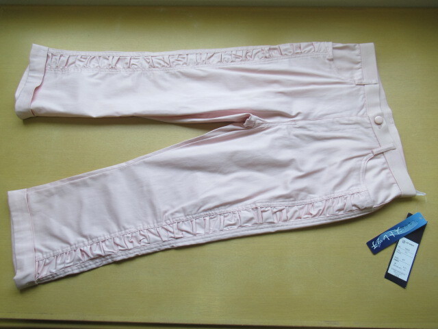 婦人七分丈ストレッチパンツ・W67㎝・1着・W642拍卖