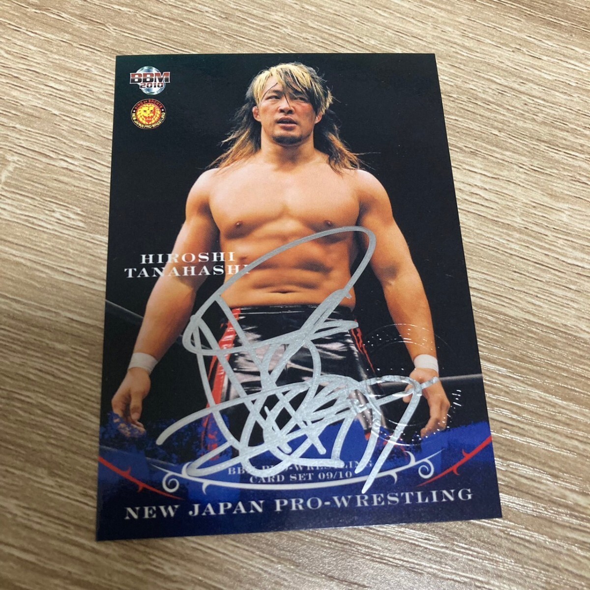 BBM プロレスカード 棚橋弘至 直筆サインカード BBM刻印入り 新日本プロレス ③拍卖