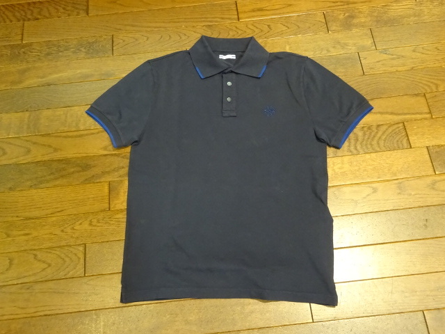 激安!新品 送料無料 イタリア ヤコブコーエン 半袖のポロシャツ ネイビー XL拍卖