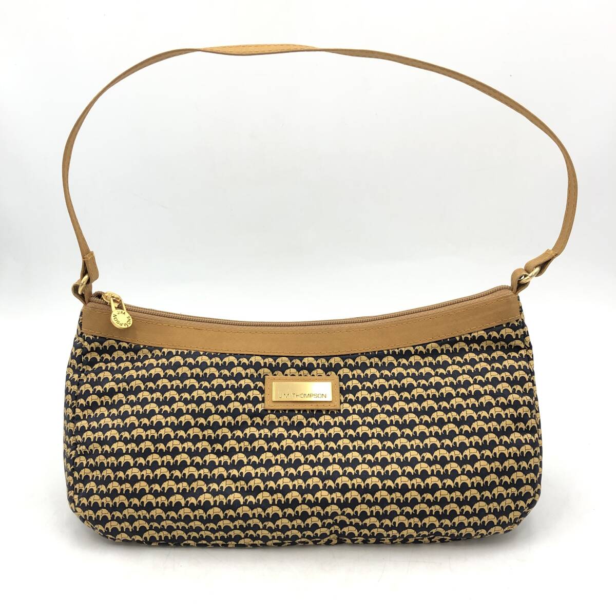 【JIM THOMPSON】ミニハンドバッグ 総柄 像 ジムトンプソン レディース バッグ 鞄 小さい拍卖