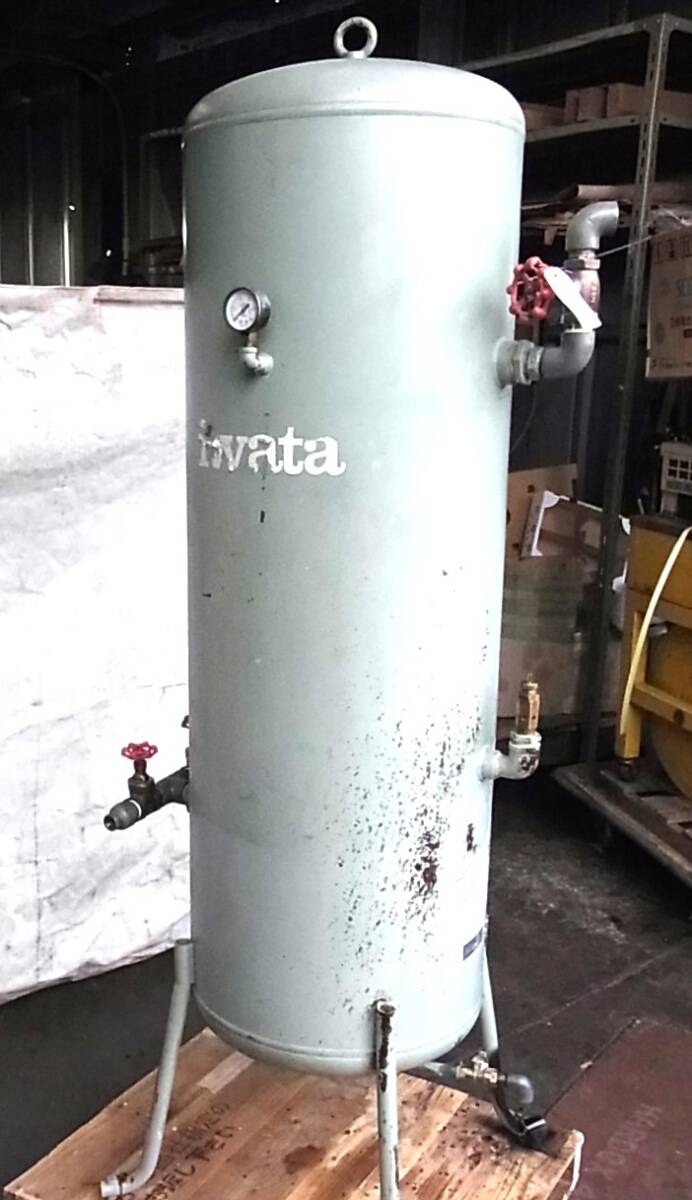 まイワタ製 220L エアータンクSAT-220B-120② 縦型・空気タンク・サブタンク・レシーバータンク・コンプレッサー・空気圧縮機 お奨め品拍卖