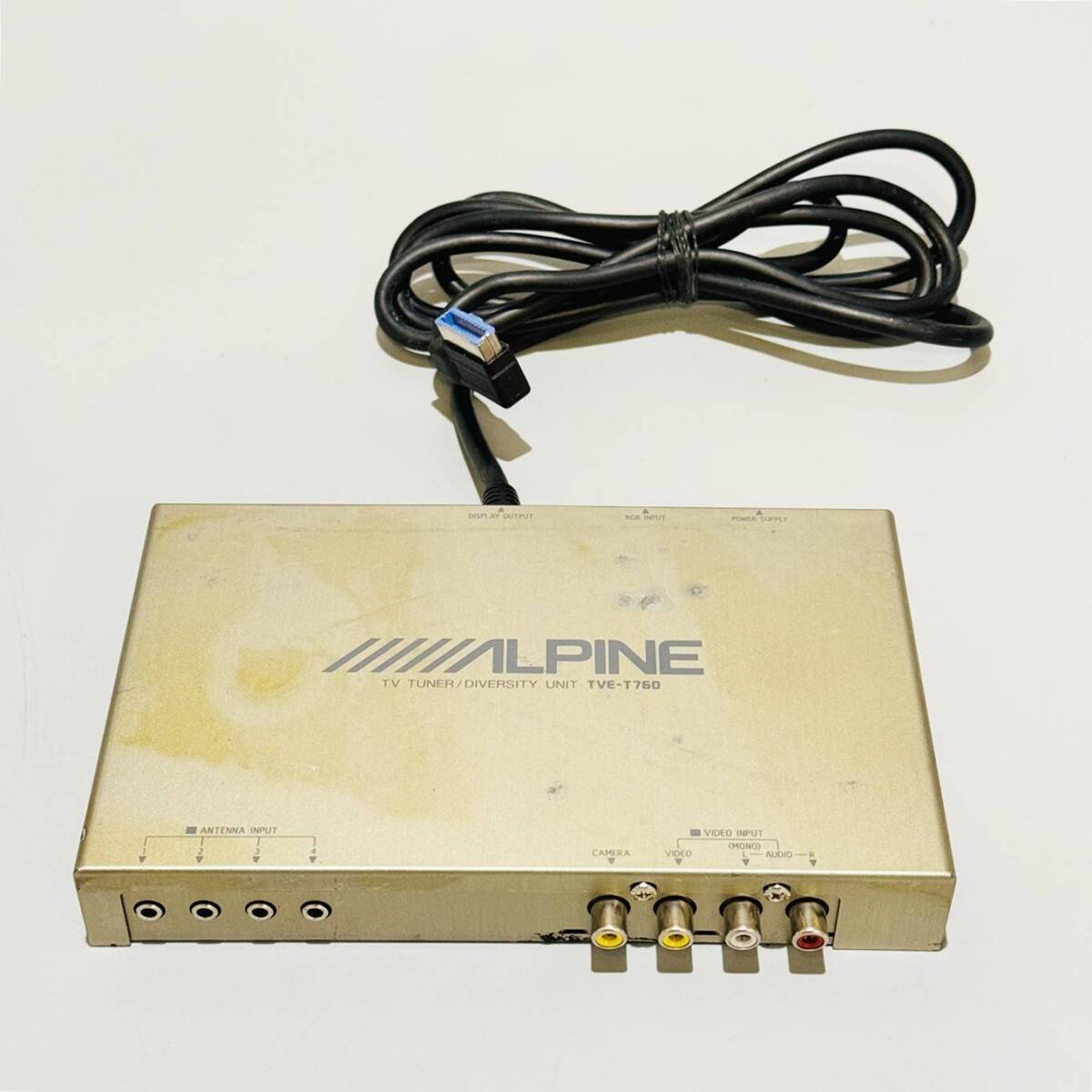 甲HK9834 簡易クリーニング済 動作未確認 現状品 本体のみ アルパイン ALPINE TVチューナー TVE-T760 ユニット 部品取り拍卖
