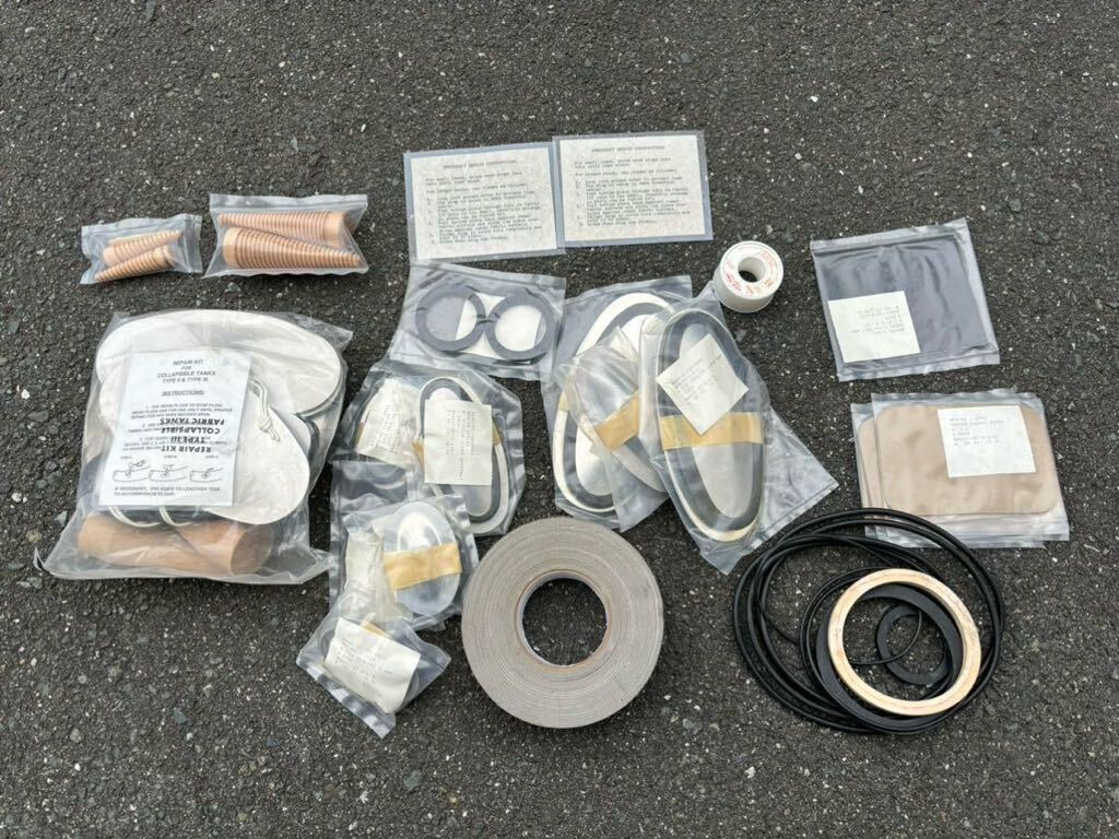 米軍放出品 ゾディアック ボート 船 船舶 補修用キット 米軍ガムテープ拍卖