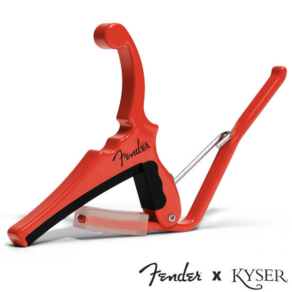 Kyser X Fenderエレキギター用 Classic Color QUICK-CHANGE ELECTRIC CAPO KGEFFRA Fiesta Red【カイザー カポ】拍卖