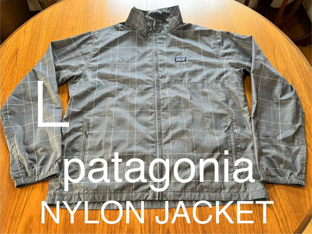 patagonia VINTAGE チェックナイロンブルゾン パタゴニア アウトドア ウインドブレーカー拍卖