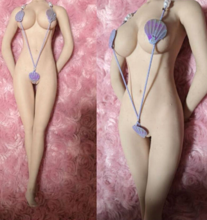 1/6ドール用 TBLeague ファイセンS07 クールガール 薄い紫色系 貝がらビキニ シェルビキニ拍卖