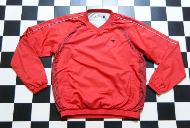 ツアーステージ 2way プルオーバー M 赤 れ4422 ゴルフ TOUR STAGE 拍卖