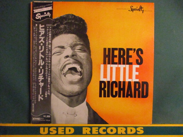 Little Richard : Here's Little Richard LP (( 50's ロックンロール Rock 'N Roll / 「Tutti Frutti」、「Long Tall Sally」収録拍卖
