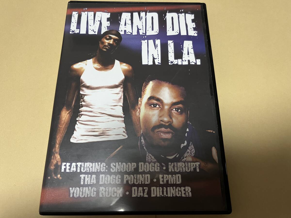 DVD!!VA-LIVE AND DIE IN L.A./G-Rap/G-Funk/G-LUV/ウェッサイ/SNOOP DOGG/DAZ DILLINGER/KURUPT/THA DOGG POUND/BAD AZZ/EPMD拍卖
