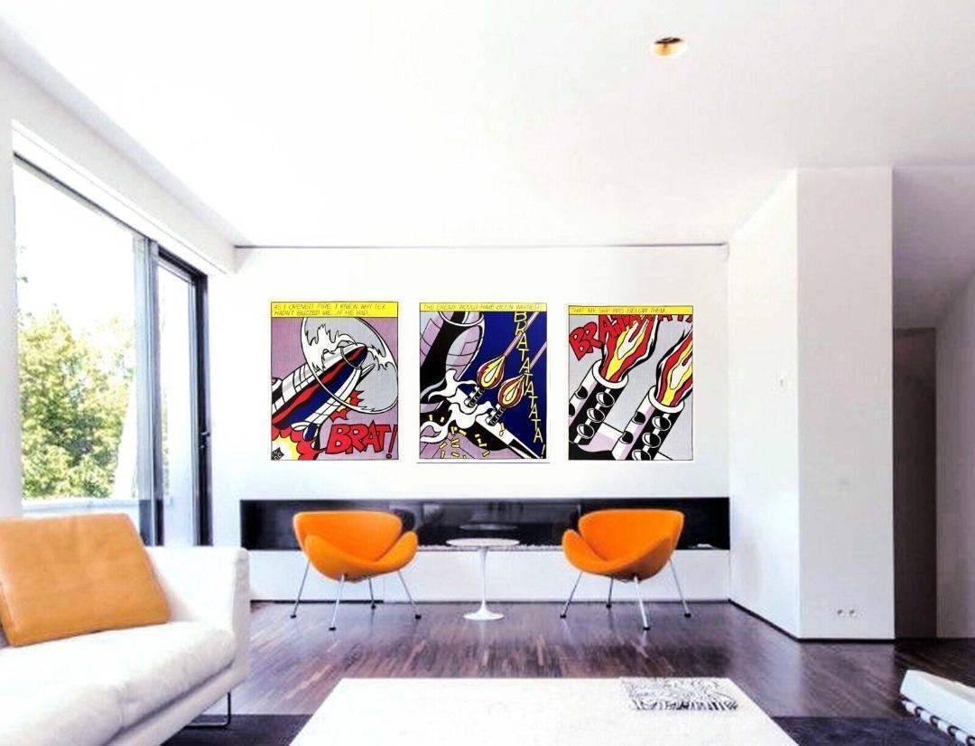 【新品 現品限り】 As I Opened Fire ロイ リキテンスタイン リトグラフ アムステルダム市立美術館  Stedelijk Museum Amsterdam拍卖