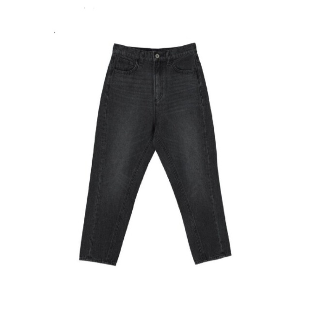 Green Parks 美脚テーパードBKデニムパンツ L ブラック拍卖