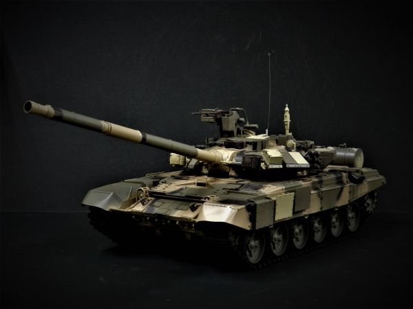【7.0 ver・赤外線ユニット・BB弾発射・サウンド・発煙仕様 】Heng Long 2.4GHz 1/16 戦車ラジコン ロシア主力戦車 T-90拍卖