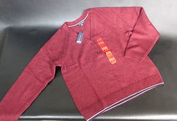 トミーヒルフィガー レディース ヘンリーネック セーター サイズM TOMMY HILFIGER★送料600円★拍卖
