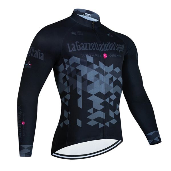 新品 長袖 サイクルジャージ No114 Mサイズ イタリア フルジップ ウェア メンズ ロング サイクリング スポーツ ロードバイク MTB拍卖