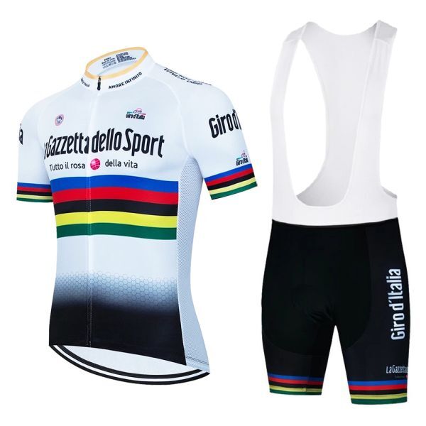新品 サイクルジャージ 上下セット No138 XXLサイズ イタリア フルジップ ウェア 半袖 メンズ サイクリング MTB 自転車 ロードバイク拍卖
