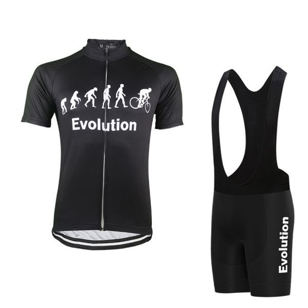 新品 サイクルジャージ 上下セット No81 Mサイズ ブラック フルジップ ウェア 半袖 メンズ サイクリング MTB 自転車 ロードバイク拍卖