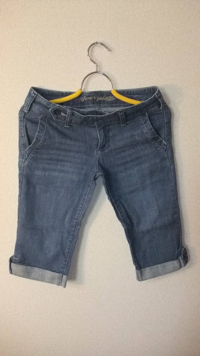 ★American Eagle★AEOアメリカンイーグルジーンズサイズ76Cmレディース レギュラーアメリカンジーンズ ジーパン USED IN JAPAN拍卖