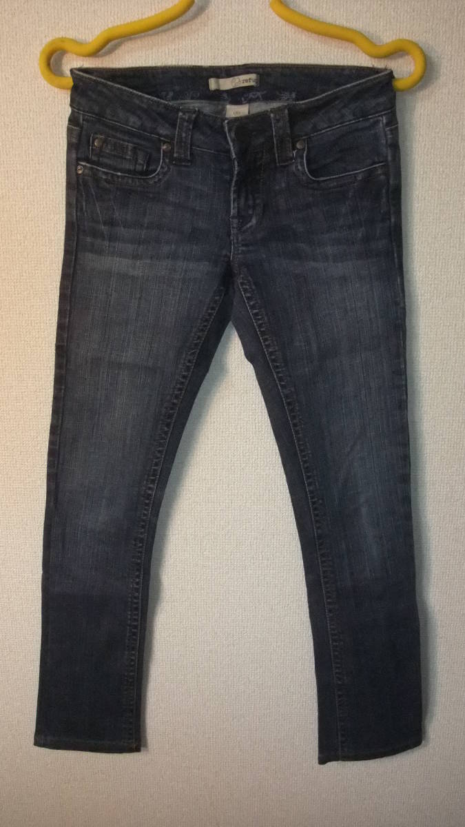 ★Refuge Jeans★アメリカ リフュージレディースジーンズサイズ0 サイズ70cm 股下71Cm ブルージーンズ ジーパン デニムUSED IN JAPAN拍卖