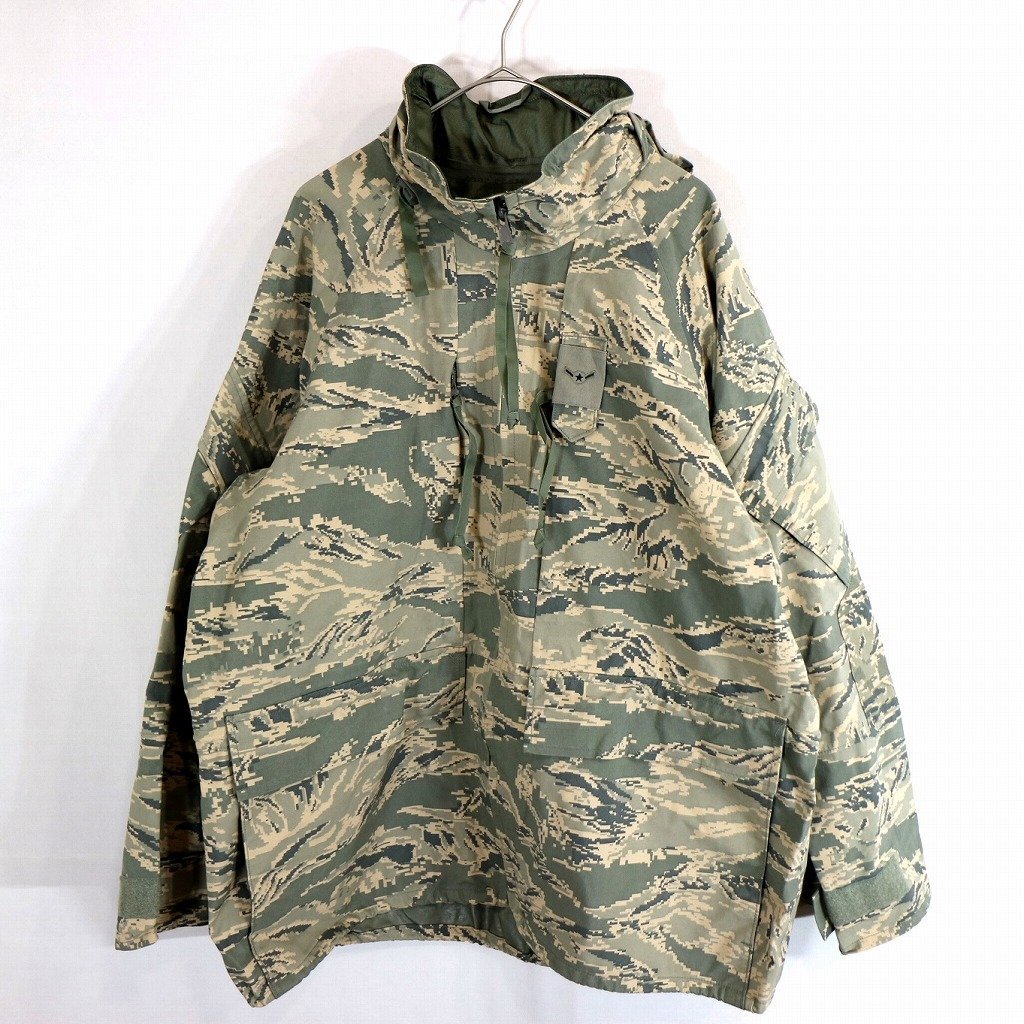 米軍実物 U.S.AIRFORCE APECS GORETEX パーカージャケット ミリタリー ABUカモ (メンズ LARGE REGULAR) 中古 古着 O0048拍卖