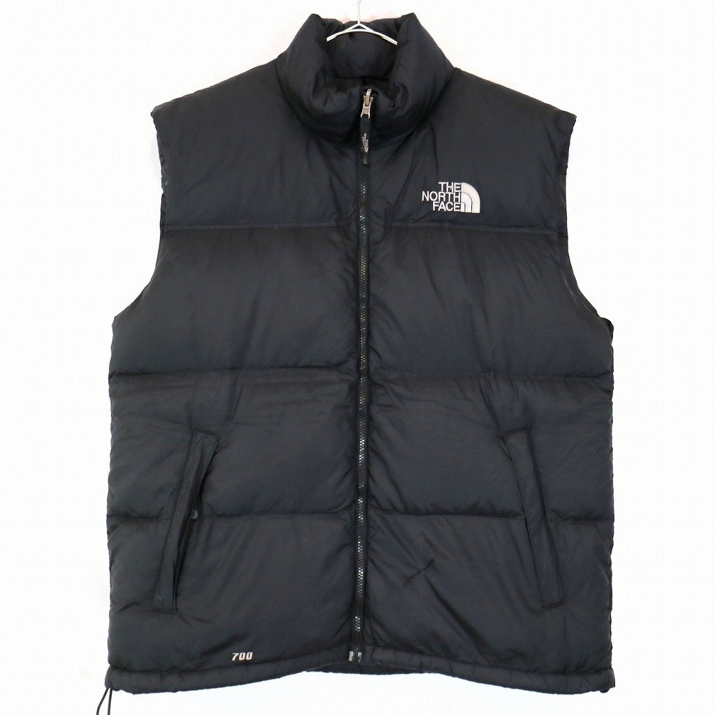 THE NORTH FACE ノースフェイス ヌプシダウンベスト アウトドア ブラック (メンズ XL) 中古 古着 O0228拍卖