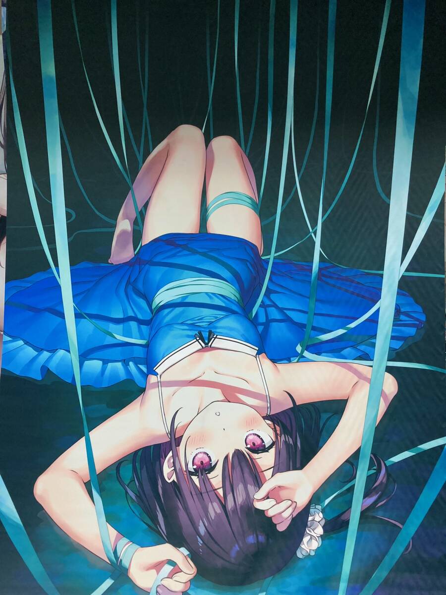 カントク 神絵祭∞ 軸中心派 通販限定 B0 タペストリー 紺碧のしずく 送料無料拍卖