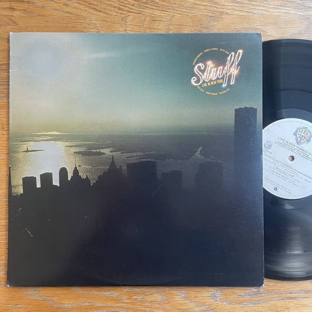 USorg **刻印 STUFF Live In New York '80年 レアグルーヴ JAZZ FUSION レコード LP アナログ盤拍卖