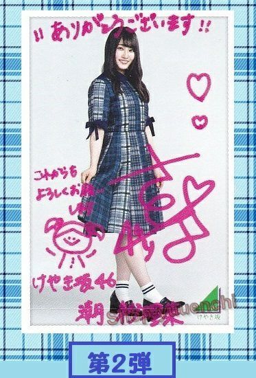 ◆欅坂46◆潮紗理奈◆フォトカード◆第②弾◆ローソンスピードくじ◆複数落札まとめて依頼対応(クリックポスト:追跡可)◆185円発送◆拍卖