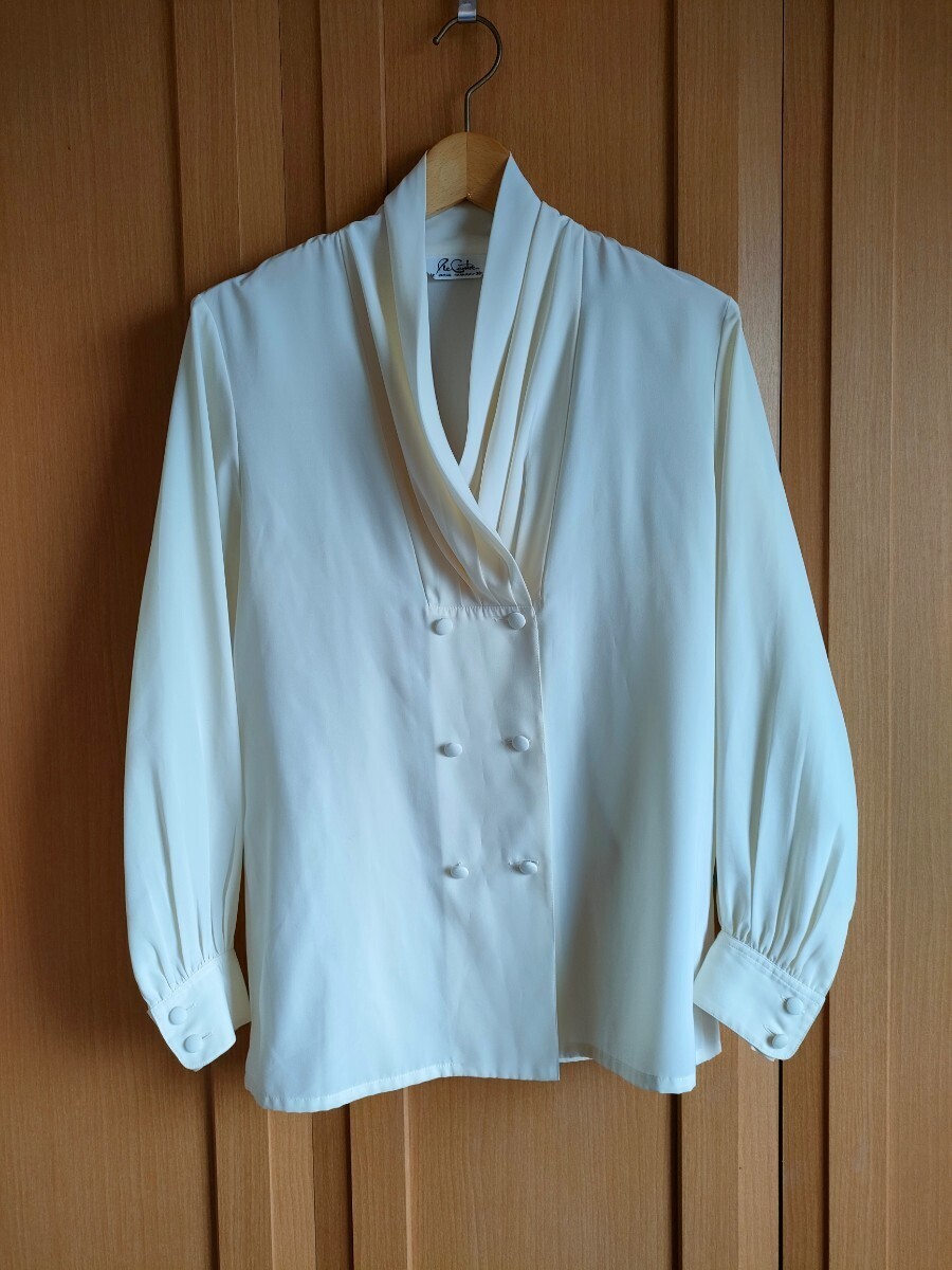 イルサントル 原宿 レディース 白 ブラウス 38 ILE CENTRE HARAJUKU White Shirt Women 拍卖