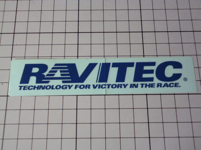 正規品 RAVITEC ステッカー (136×28mm)拍卖