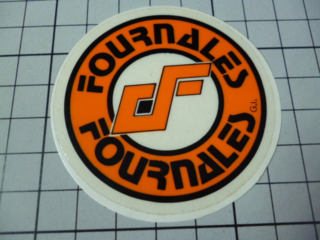 希少 正規品 FOURNALES ステッカー 当時物 です(63mm) フォルナレス サスペンション ショック サス拍卖