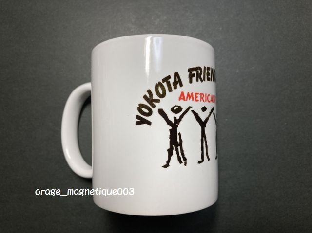 未使用 横田基地 フレンドシップ フェスティバル マグカップ アメリカ赤十字社 ☆10年程前の マグ mug 米軍基地 字の色の濃さが少し違う拍卖