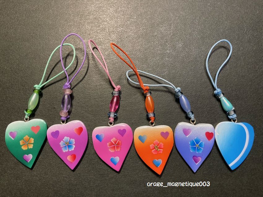 未使用 ダスカリデス ハート型 ストラップ 6個☆ベルギー チョコ 非売品 Daskalides 未使用だが画のような状態もあり 多分木製拍卖
