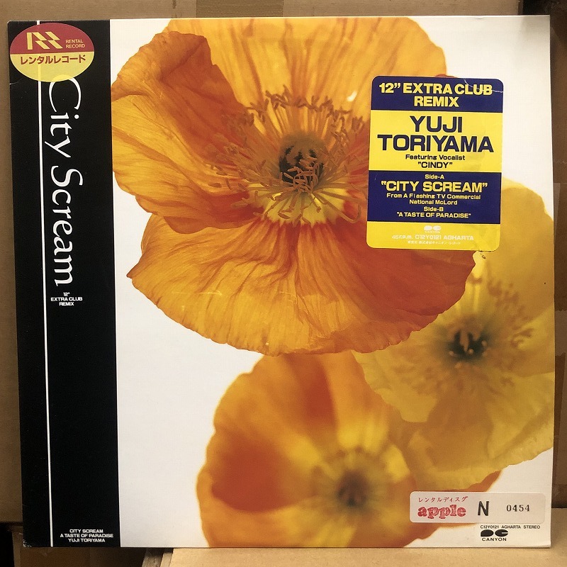 鳥山雄二 featuring CINDY - City Scream 12 Extra Club Remix拍卖