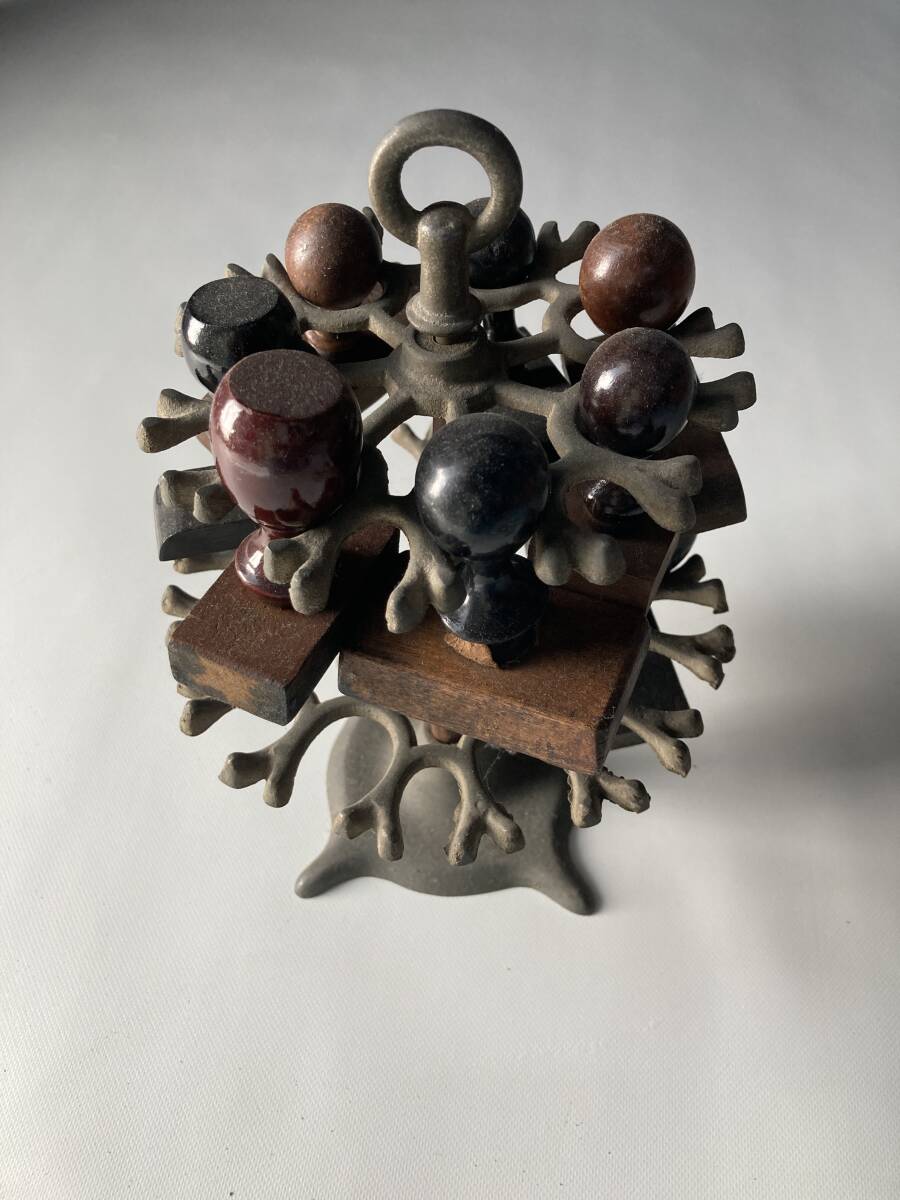 スタンプ ホルダー スタンプ8個 レトロ アンティーク インテリア拍卖