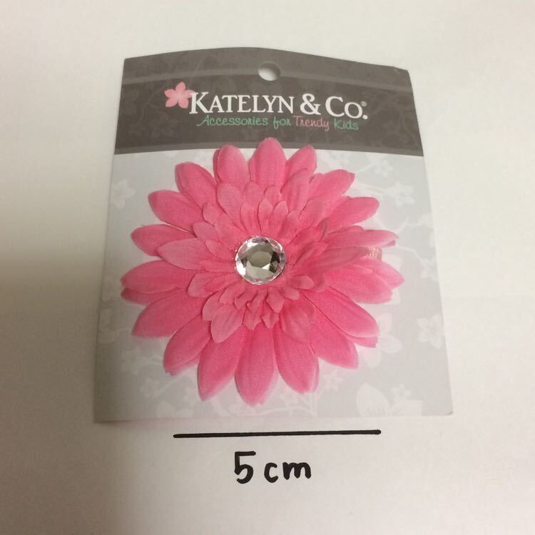 新品☆Katelyn&Coフラワーヘアピンヘアクリップピンク キッズアクセサリー ヘアピンヘアゴム拍卖