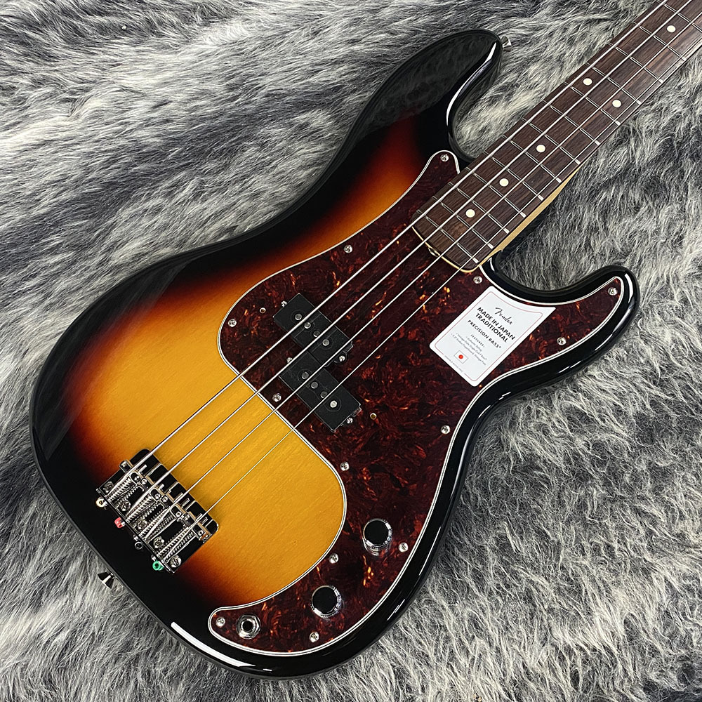 Fender Made in Japan Traditional 60s Precision Bass 3 Color Sunburst拍卖