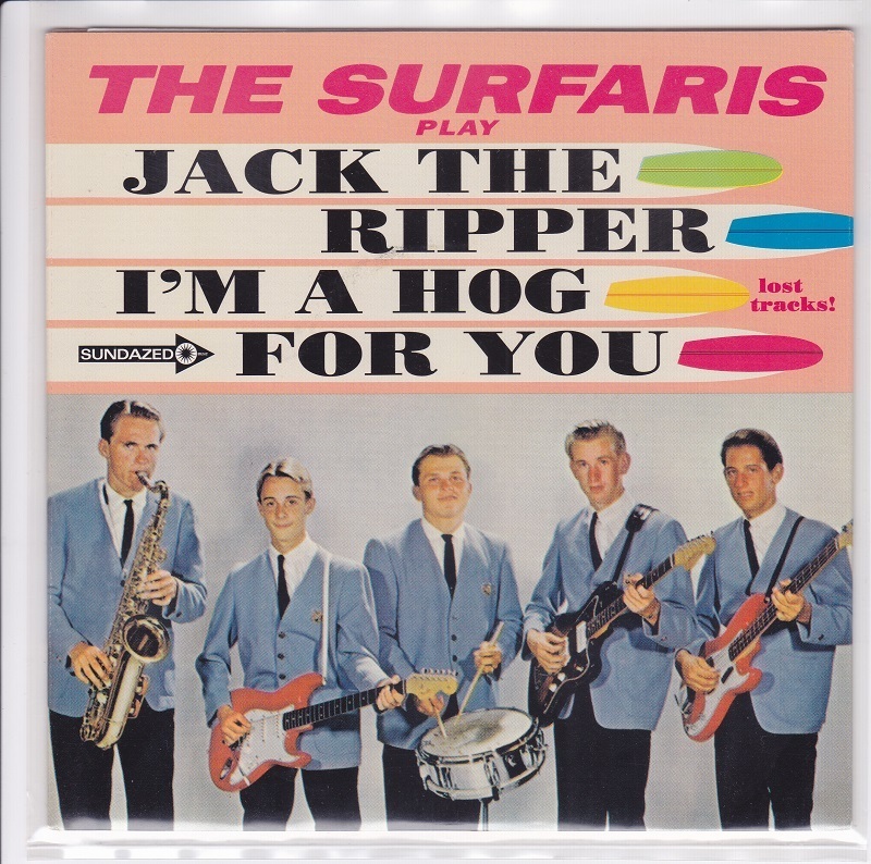■新品■The Surfaris サファリーズ/jack the ripper + i'm a hog for you(7 INCH SINGLE) カラー(GREY)レコード拍卖