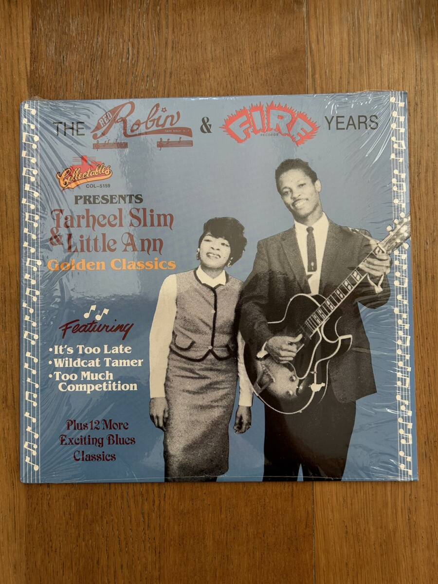 LP盤 TARHEEL SLIM & LITTLE ANN GOLDEN CLASSICS COLLECTABLES盤 FIRE RECORDS BLUES ターヒルスリム&リトルアン 拍卖