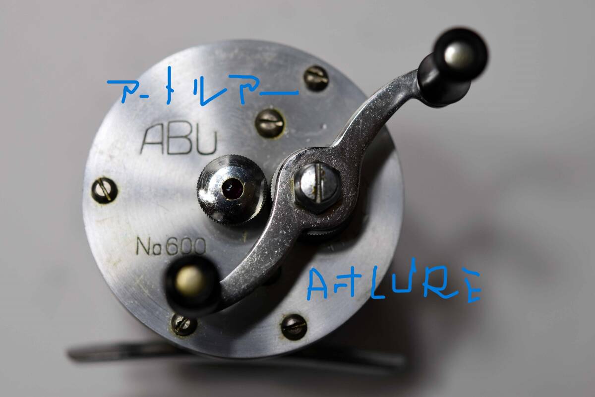 VINTAGE REEL, OLD REEL, ABU No600 超希少  樹脂部劣化あり ビンテージリール拍卖