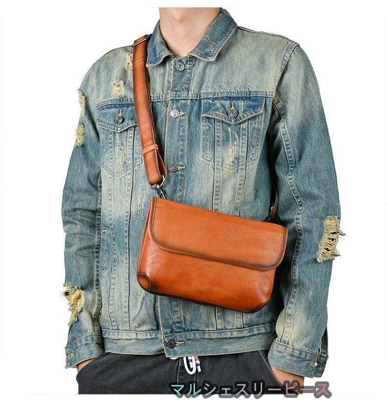 ショルダーバッグ ウエストバッグ メンズ 斜めがけ 肩掛け バッグ 男性用 レザー アウトドア ボディバッグ ブランド アウトドア 父の日拍卖