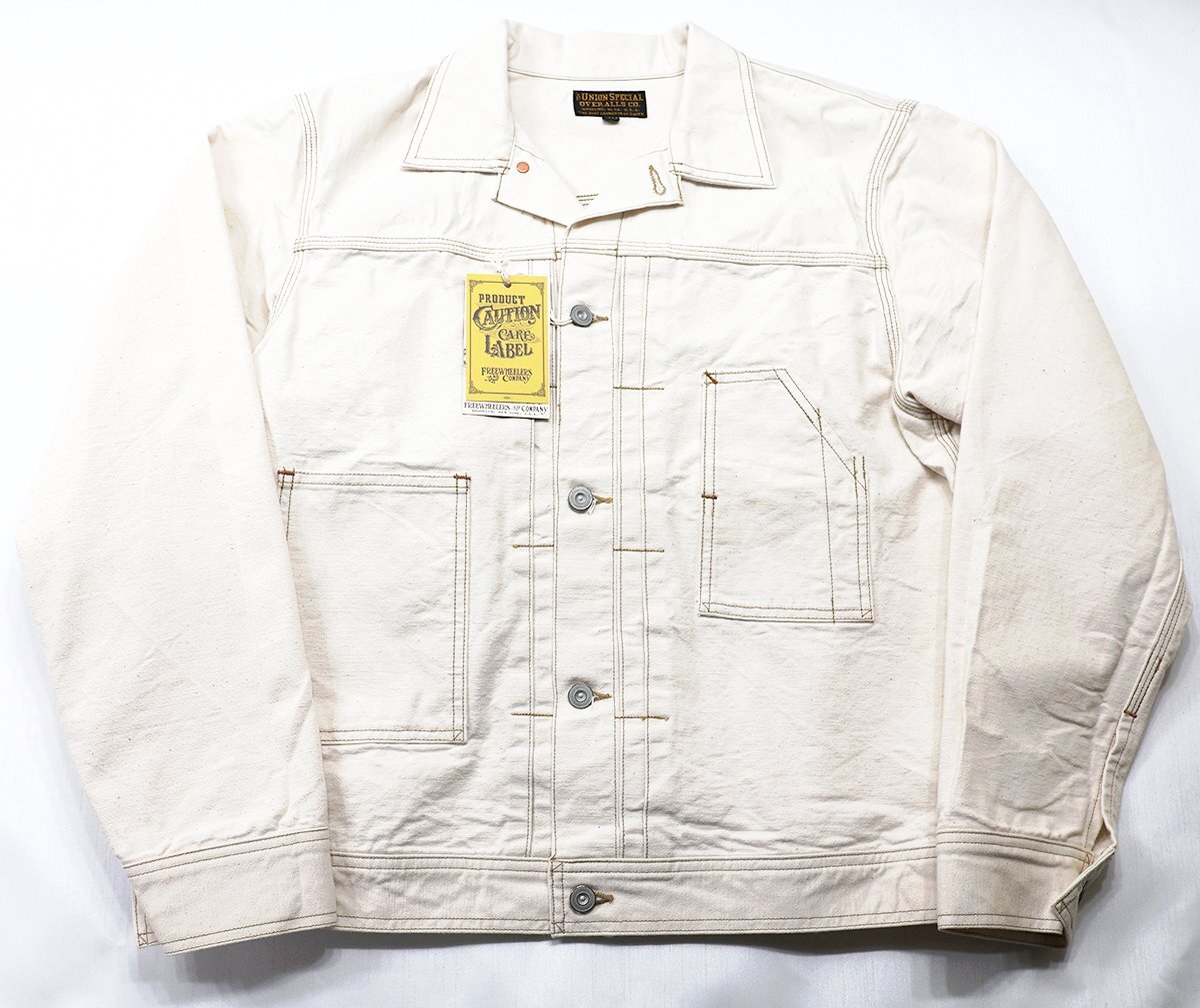 Freewheelers (フリーホイーラーズ) “GLAZIER” WORK JACKET / グレジャー ワークジャケット #2321005 未使用品 ナチュラル size 40拍卖