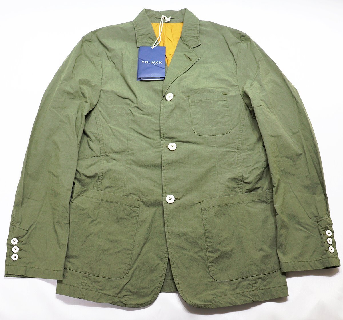 T.N JACK (ティーエヌジャック) Nylon Jacket / ナイロンジャケット #40160108 未使用品 グリーン size L / バックドロップ拍卖