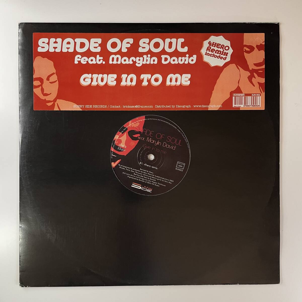 Shade Of Soul Feat. Marylin David - Give In To Me拍卖