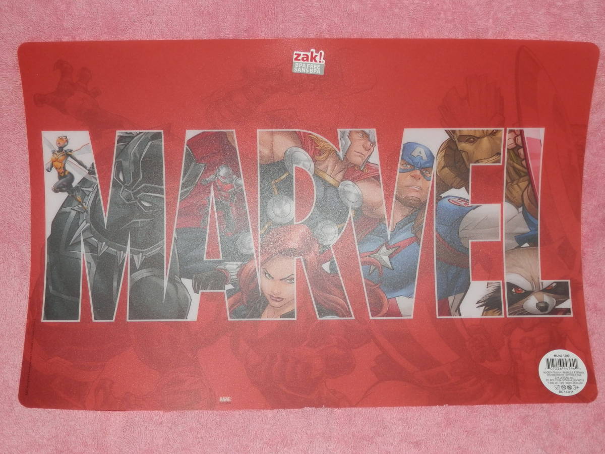 ※MARVEL luncheon mat マーベル ランチョンマット(アメリカ購入品)★③※拍卖