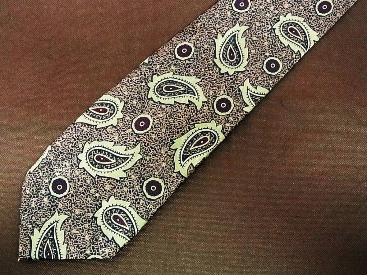 ♪RA1435♪美品フランコマリア【ペイズリー】ネクタイ♪拍卖